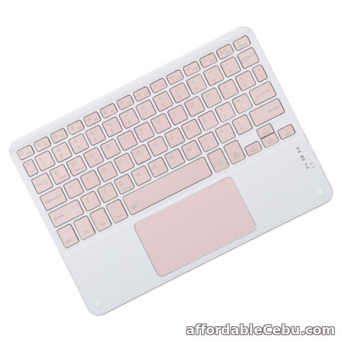 1st picture of (Pink)Wireless Keyboard Ultra Slim Portable Silent Keyboard With Touchpad RGB For Sale in Cebu, Philippines