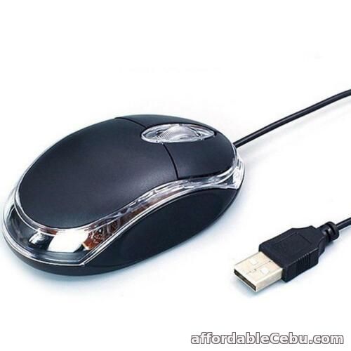 1st picture of Wired USB Optical Mouse for PC Laptop Computer Scroll Wheel LED Lights Gaming For Sale in Cebu, Philippines