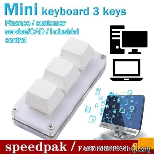 1st picture of Mini 3-key Keypad Gaming Keyboard Programming Macro Mechanical Keypad H4N3 For Sale in Cebu, Philippines