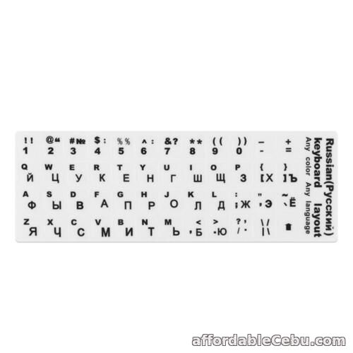 1st picture of Super Durable Russian English Keyboard Stickers Alphabet Waterproof for Laptop For Sale in Cebu, Philippines