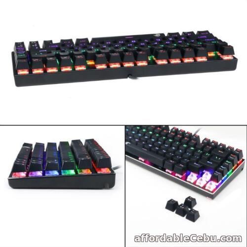 1st picture of Keys Computer Keyboard Rainbow LED Backlit for PC Gamers USB Wired Keyboard For Sale in Cebu, Philippines