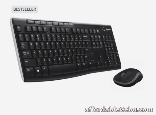 1st picture of Logitech MK270 Wireless Combo Keyboard & Mouse Set UK QWERTY Free P&P New  For Sale in Cebu, Philippines