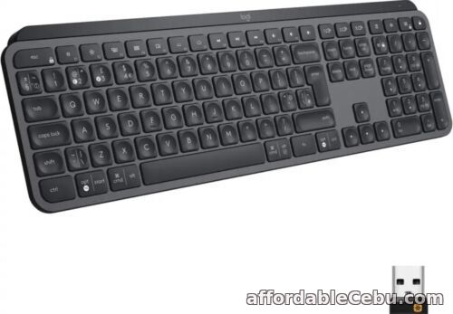 1st picture of Logitech MX Keys Advanced Illuminated Wireless Keyboard, Bluetooth, Graphite For Sale in Cebu, Philippines