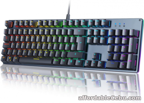 1st picture of BLOOTH Mechanical Gaming Keyboard RGB Backlit 105 Keys UK Layout Rollover,... For Sale in Cebu, Philippines