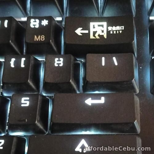 1st picture of Safe Exit Shine Through Keycaps ABS R1 2.0U Backspace Delete Keys Keycap Replace For Sale in Cebu, Philippines