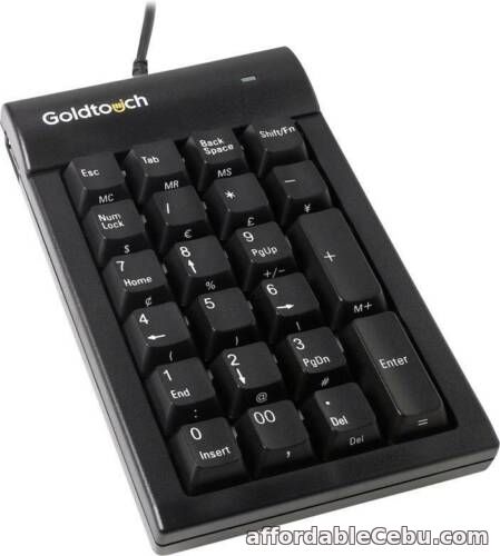 1st picture of BakkerElkhuizen Goldtouch Numeric Keyboard USB Black For Sale in Cebu, Philippines