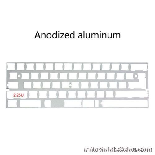 1st picture of 2.25U Alu Plate 60% DZ60 GH60 Plate for DIY Mechanical Keyboard Stainless Steel For Sale in Cebu, Philippines