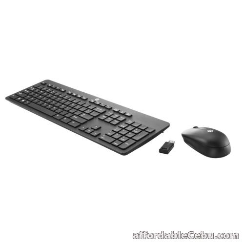 1st picture of HP Wireless Slim Business Keyboard and Mouse QWERTY US EU Standard Black 10m For Sale in Cebu, Philippines