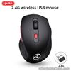 2.4G Office USB Wireless Mouse 6 Buttons 1600DPI Adjustable For Notebook Desktop