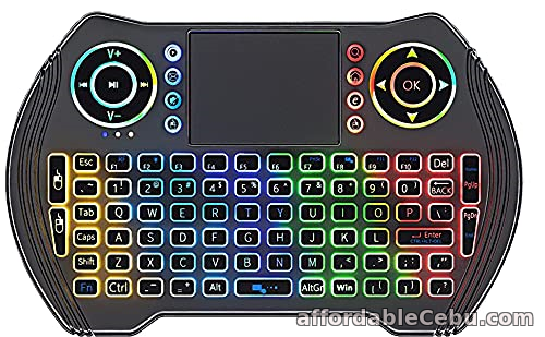 1st picture of Backlit Mini Wireless Multi-media Keyboard Touch Pad Mouse Combo With 7 Colors For Sale in Cebu, Philippines