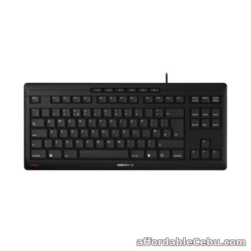 1st picture of Cherry Stream TKL USB Wired Keyboard UK Black JK-8600GB-2 For Sale in Cebu, Philippines