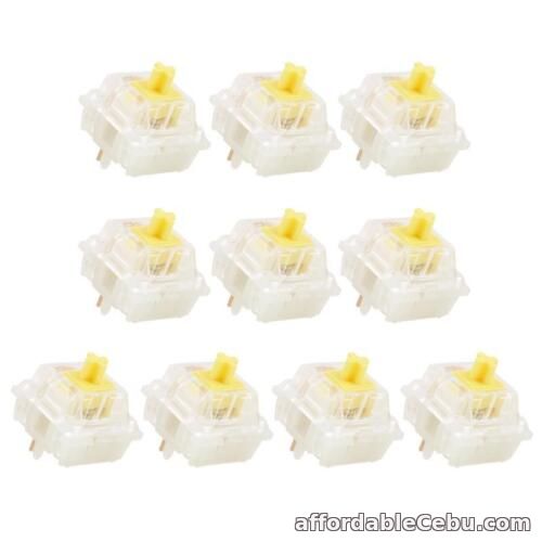1st picture of 10PCS JWICK Linear Switch Nylon  White Red Yellow 45g 62g 65g Pre-lubed For Sale in Cebu, Philippines