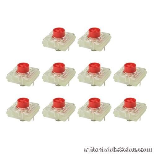1st picture of Low-Profile Backlit Keyswitch Cherry MX Red Switch RGB Set -10Pcs for  Low Pro For Sale in Cebu, Philippines