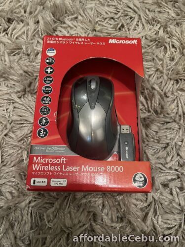 1st picture of Microsoft Wireless Notebook Presenter Laser Mouse 8000 Bluetooth USB New Sealed For Sale in Cebu, Philippines