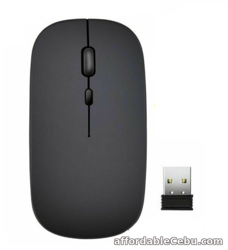1st picture of Black / White Wireless Optical Scroll Mouse 2.4Ghz  + USB For PC Laptop Mac For Sale in Cebu, Philippines