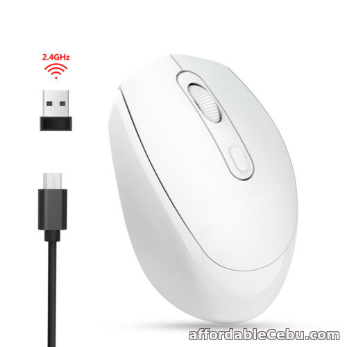 1st picture of Rechargeable 2.4g Compati Wireless Mouse for iPad Laptop USB Wireless Mouse For Sale in Cebu, Philippines