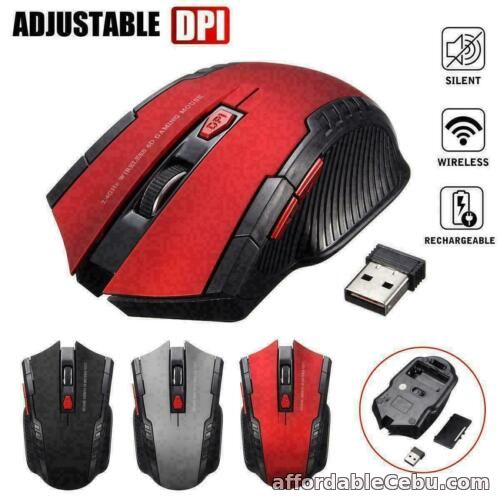 1st picture of 2.4G Wireless USB Optical Ergonomic Gaming Mouse For PC Laptop ASN For Sale in Cebu, Philippines