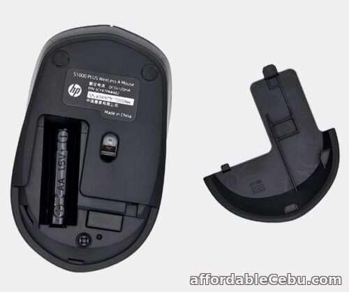 1st picture of HP S1000 Plus Silent Optical 2.4Ghz Wireless mouse 1600DPI Mute mouse - Black For Sale in Cebu, Philippines