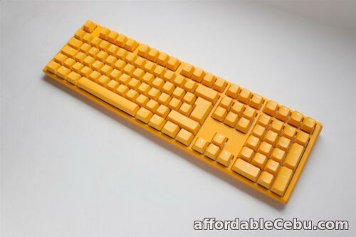1st picture of Ducky One 3 Yellow Full Size UK Layout Cherry Red Switch For Sale in Cebu, Philippines
