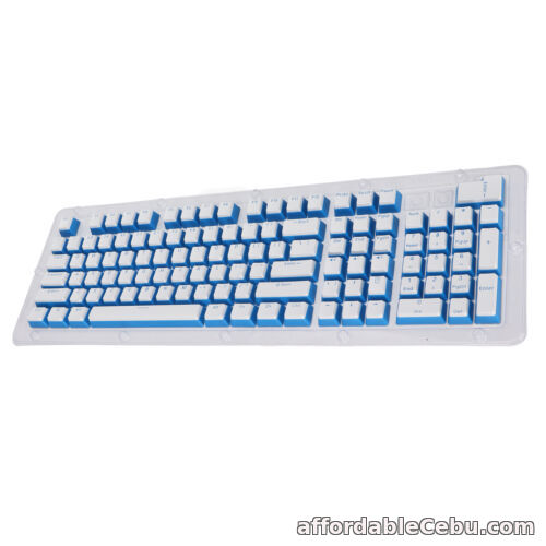 1st picture of (White Basket)FOS Step Keycaps 110 Keys Keyboard Keycaps 2 Color Injection For Sale in Cebu, Philippines