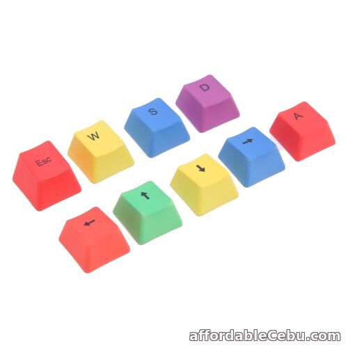 1st picture of Mechanical Keyboard Keycaps 9Pcs Colorful Gaming PBT Keycaps Keyset For For Sale in Cebu, Philippines