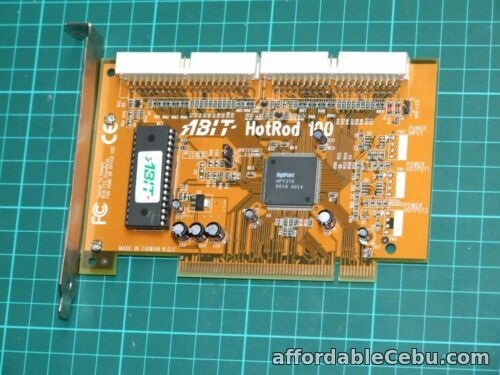 1st picture of ABIT HPT370 Hot Rod 100 Pro storage controller (RAID) ATA-100 V1.0 PCI For Sale in Cebu, Philippines