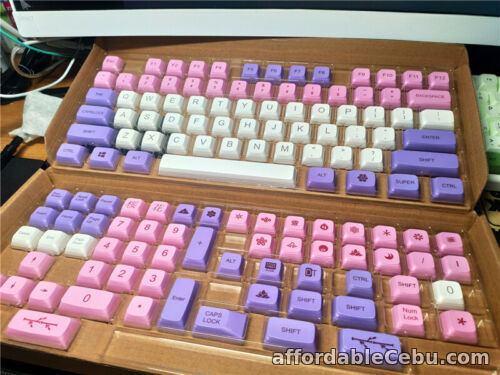 1st picture of Hana Sakura Theme Keycap 134 Keycaps PBT XDA Height New For Cherry MX Keyboard For Sale in Cebu, Philippines