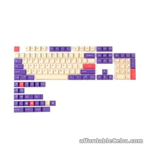 1st picture of 128 Keys Dye Subbed PBT Keycaps PLUM for  Covers Cherry Profile for MX Gamer For Sale in Cebu, Philippines