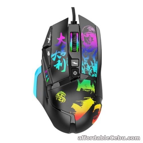 1st picture of USB Optical Gaming Mouse for 6400DPI Colorful for  Wired Gaming Professiona For Sale in Cebu, Philippines