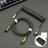 Keyboard Cable Python Aerial Plug Cable Spring Plug Cable Type-C Connector
