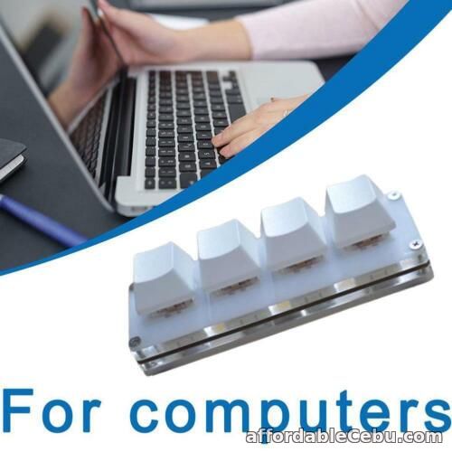 1st picture of 4-Key USB Mini Mechanical Keyboard Custom  Shortcut  Macro Programmable Keypad For Sale in Cebu, Philippines
