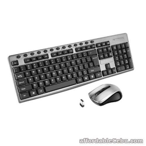 1st picture of Wireless Keyboard and Mouse Set Portable Plug  Mechanical Keyboard Mouse For Sale in Cebu, Philippines