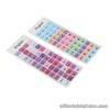 Keycaps Stickers PVC Material Dust Proof English Language Keyboard Stickers For