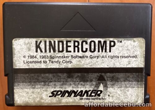1st picture of Kindercomp ROM Cartridge for the TRS-80 Colour Computer / CARTRIDGE ONLY For Sale in Cebu, Philippines