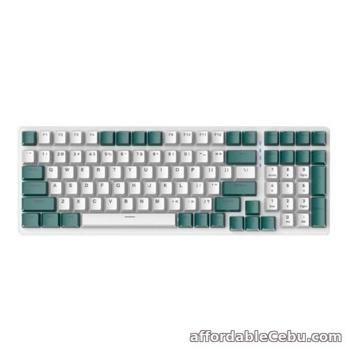 1st picture of Double-Shot Gaming Mechanical Keyboard 100 Keys Computer Keyboards Office Gift For Sale in Cebu, Philippines