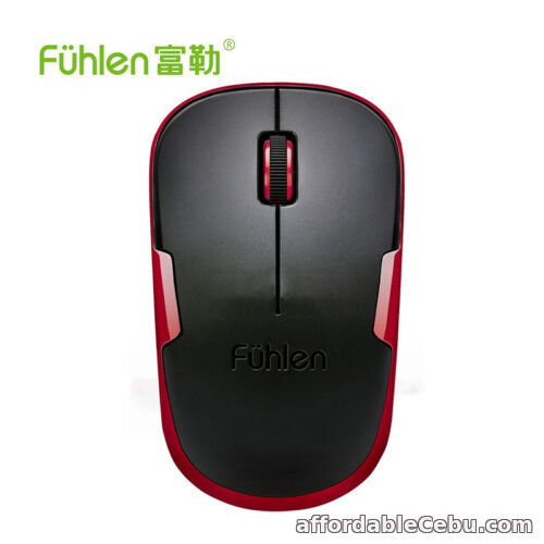 1st picture of Fuhlen M65 1000 DPI wireless mouse power saving mouse PC laptop mouse - Red For Sale in Cebu, Philippines