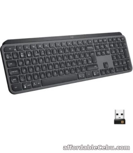 1st picture of Logitech MX Keys Wireless Illuminated Keyboard - Graphite/Black Fast & Free P&P For Sale in Cebu, Philippines