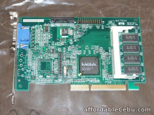 1st picture of Matrox MGA AGP VGA card G2+DMILA/8D/CPQ with G200A chipset For Sale in Cebu, Philippines