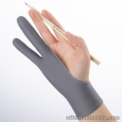 1st picture of 2/1pc Two Finger Anti-fouling Glove For Artist Drawing & Pen Graphic Tablet Pad. For Sale in Cebu, Philippines