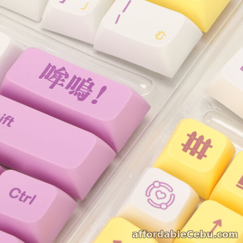 1st picture of PBT Keycaps 130 Keys Keycap Heat Sublimation Keycap Set Cute Keycaps For Sale in Cebu, Philippines