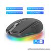 Wireless Mouse Bluetooth-compatible 5.1 +2.4Ghz Rechargeable Mouse for PC Laptop