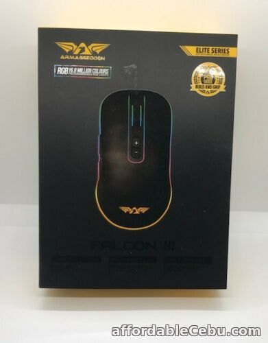 1st picture of Wired Pro Gaming Mouse Armaggeddo Falcon III, 6 Button, 2-Way Scroll, Macroable For Sale in Cebu, Philippines