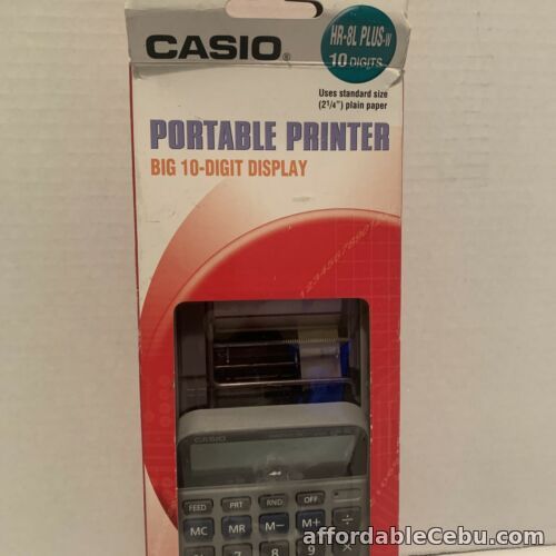 1st picture of Casio Portable Printer HR-8L Plus-w Big 10 digit display For Sale in Cebu, Philippines