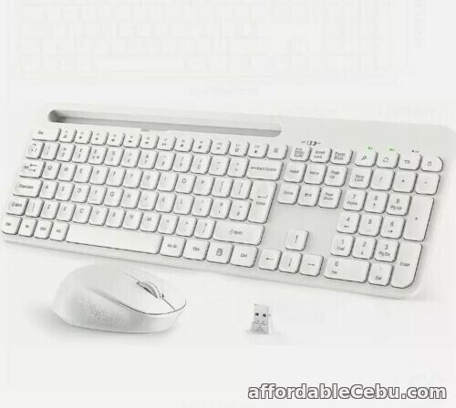 1st picture of TedGem Full size  Wireless Keyboard & Mouse COMBO, PC/Windows UK ENGLISH QWERTY For Sale in Cebu, Philippines