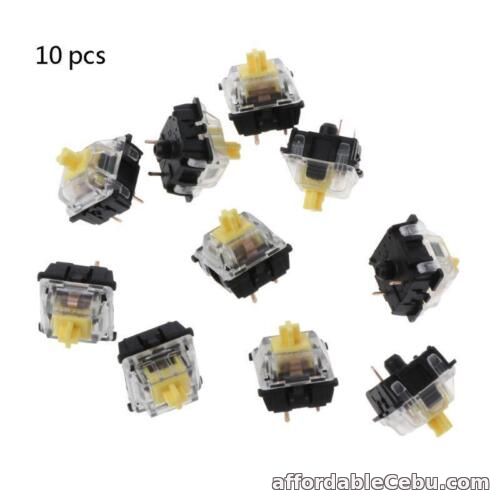 1st picture of 10Pcs/Set Keyboard Switch Gateron MX 3 Pin Yellow Switches Transparent for For Sale in Cebu, Philippines