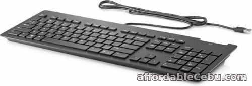 1st picture of New HP USB Keyboard TPC-C001K Slim Built-in Smart Card Reader USCCID-UK Layout For Sale in Cebu, Philippines