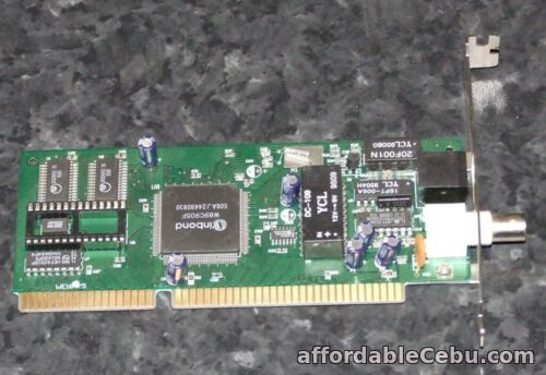 1st picture of Winbond W89C905F network card NIC 16-bit ISA with BNC & RJ45 connections For Sale in Cebu, Philippines