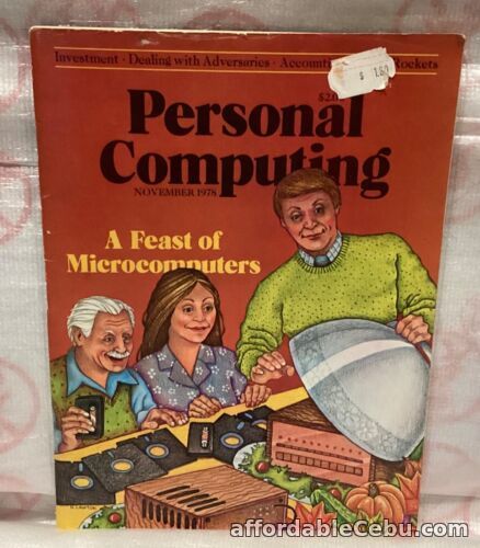 1st picture of Personal Computing Magazine, November 1978 For Sale in Cebu, Philippines