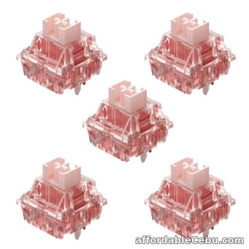 1st picture of 5pcs Gateron BOX Ink V2 Pink Black Switch 50g 60g 5pin RGB Linear MX Stem Switch For Sale in Cebu, Philippines