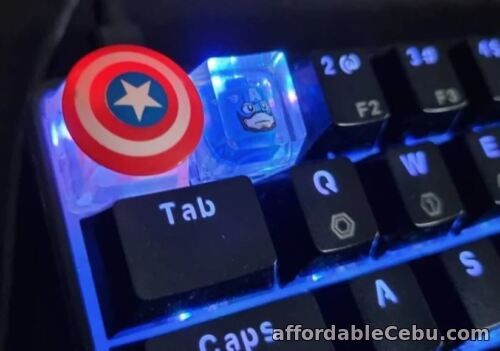 1st picture of Captain America Cherry MX Keycap For Sale in Cebu, Philippines